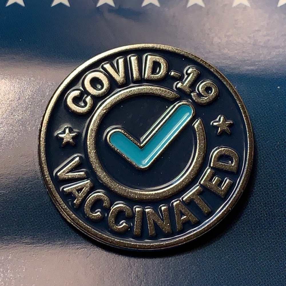 Covid-19 Vaccinated Pin
